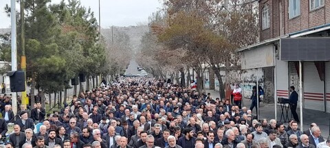 تصاویر/ اقامه نماز عید فطر در شهر اسکو