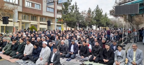 تصاویر/ اقامه نماز عید فطر در شهر اسکو