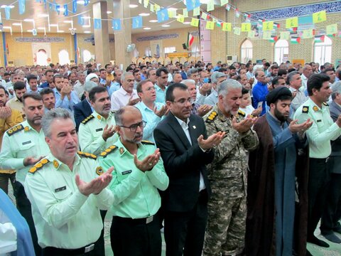 تصاویر/ نماز عید فطر در بندر دیر