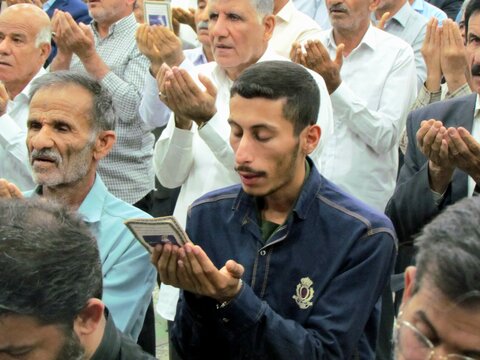تصاویر/ نماز عید فطر در بندر دیر