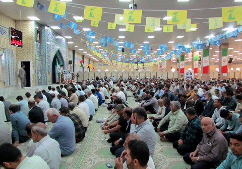 تصاویر/ نماز عید فطر در بندر دیر