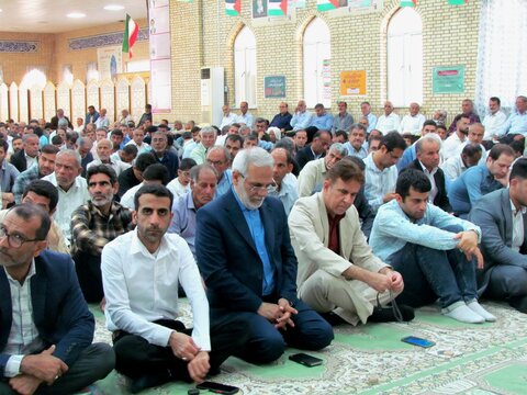 تصاویر/ نماز عید فطر در بندر دیر