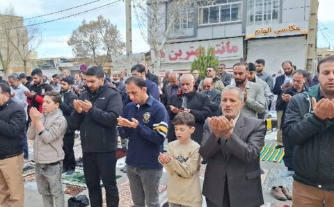 تصاویر/ اقامه نماز عید فطر در شهرستان قروه