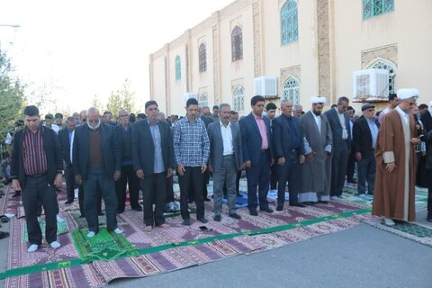 تصاویر/ اقامه نماز عید فطر در امین شهر