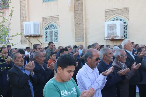 تصاویر/ اقامه نماز عید فطر در امین شهر