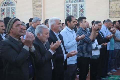 تصاویر/ اقامه نماز عید فطر در امین شهر