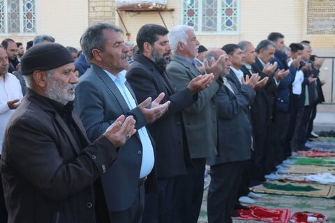 تصاویر/ اقامه نماز عید فطر در امین شهر