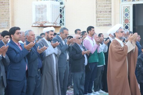 تصاویر/ اقامه نماز عید فطر در امین شهر