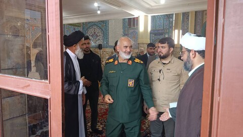 دیدار سردار خادم سید الشهدا فرمانده قرارگاه کربلا