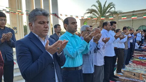 تصاویر/ نماز عید فطر در آبدان