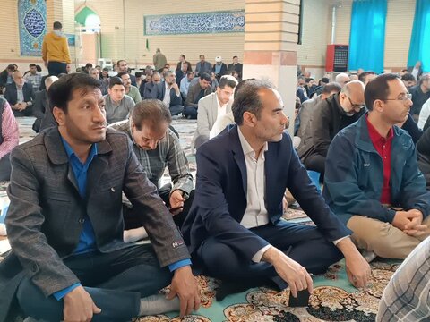 تصاویر/اقامه نماز عید سعید فطر در شهرستان بیجار