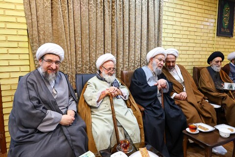 تصاویر | دیدار عیدانه نماینده ولی فقیه در استان در حسینیه بیت امام جمعه تبریز