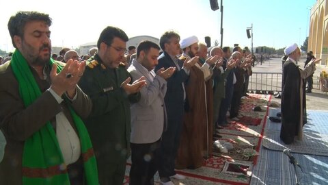 تصاویر/ شکوه نماز عید فطر در میبد