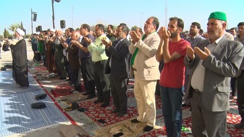 تصاویر/ شکوه نماز عید فطر در میبد