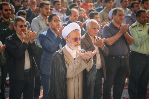 تصاویر/ شکوه نماز عید فطر در میبد