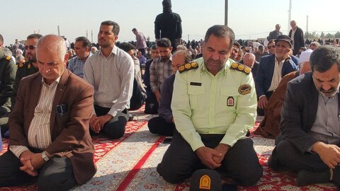 تصاویر/ شکوه نماز عید فطر در میبد