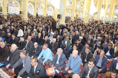 تصاویر/ اقامه نماز عید فطر در شهر بناب