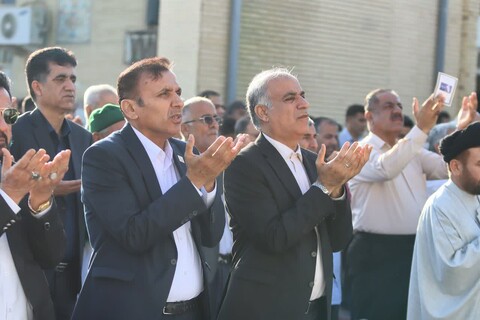 تصاویر/ نماز عید سعید فطر در کاکی