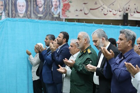 تصاویر/ نماز عید فطر در اهرم