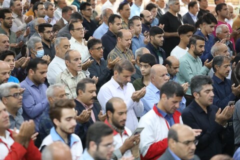 تصاویر/ نماز عید فطر در اهرم