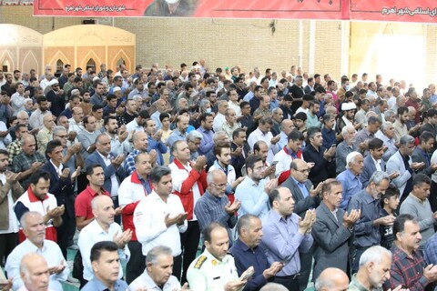 تصاویر/ نماز عید فطر در اهرم