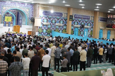 تصاویر/ نماز عید فطر در اهرم