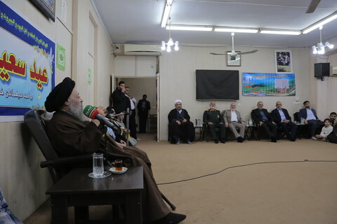 دیدار اقشار مختلف با آیت الله موسوی جزایری از علمای استان خوزستان