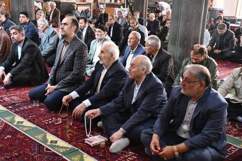 تصاویر/ مراسم گرامیداشت روز جمهوری اسلامی ایران در خوی