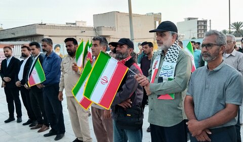 تصاویر/ بزرگداشت روز جمهوری اسلامی در بندر دیّر