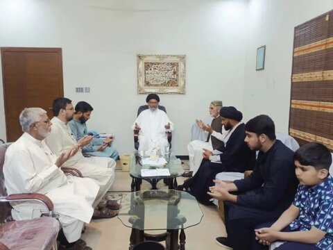 قائد ملت جعفریہ سے جامعہ خاتم النبین کالا گوجراں جہلم کے وفد کی ملاقات