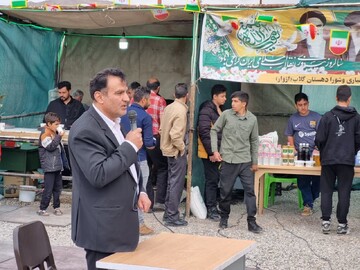 بازدید فرماندار کاشان از نوروزگاه روستایی دهستان گلاب بخش برزک