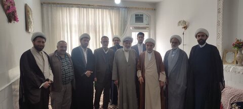 تصاویر/ دیدار نوروزی طلاب واساتید مدرسه علمیه امیرالمومنین(ع) باروحانیون پیشکسوت