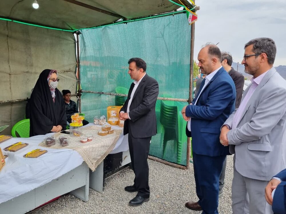 بازدید فرماندار کاشان از نوروزگاه روستایی دهستان گلاب بخش برزک