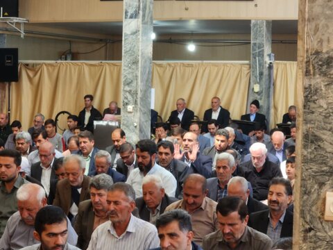 تصاویر/ آیین عبادی سیاسی نماز جمعه چایپاره