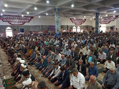 تصاویر/ نمازعبادی سیاسی جمعه کاشان