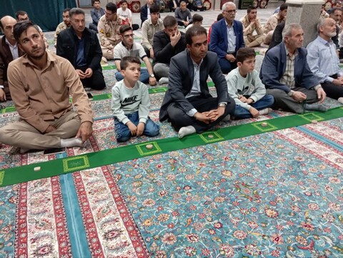 تصاویر/ آیین عبادی سیاسی نماز جمعه خداآفرین