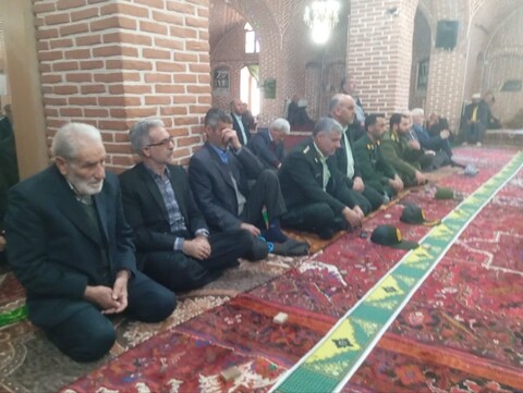 تصاویر/ آیین عبادی سیاسی نماز جمعه تسوج