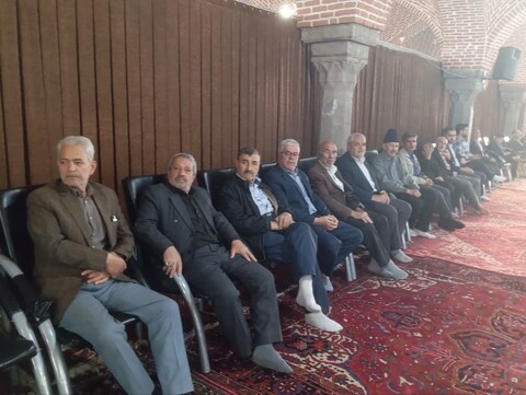 تصاویر/ آیین عبادی سیاسی نماز جمعه تسوج