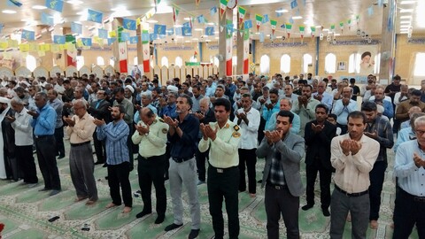 نمازجمعه بندر دیر به روایت تصویر