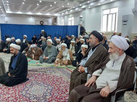 مجلس ترحیم مرحوم حجت الاسلام محمدی لائینی ، برادر نماینده ولی فقیه در قم