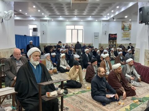 مجلس ترحیم مرحوم حجت الاسلام محمدی لائینی ، برادر نماینده ولی فقیه در قم