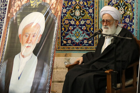 تصاویر / مراسم چهلمین روز ارتحال برادر گرامی آیت‌الله العظمی نوری همدانی