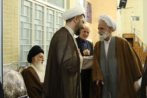 تصاویر / مراسم چهلمین روز ارتحال برادر گرامی آیت‌الله العظمی نوری همدانی