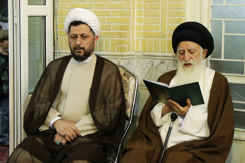 تصاویر / مراسم چهلمین روز ارتحال برادر گرامی آیت‌الله العظمی نوری همدانی