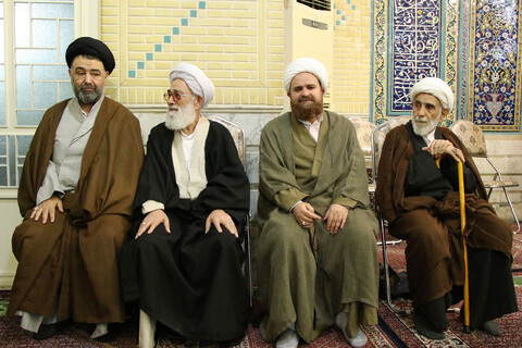 تصاویر / مراسم چهلمین روز ارتحال برادر گرامی آیت‌الله العظمی نوری همدانی