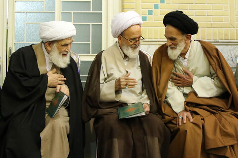 تصاویر / مراسم چهلمین روز ارتحال برادر گرامی آیت‌الله العظمی نوری همدانی