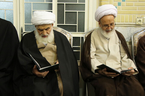 تصاویر / مراسم چهلمین روز ارتحال برادر گرامی آیت‌الله العظمی نوری همدانی