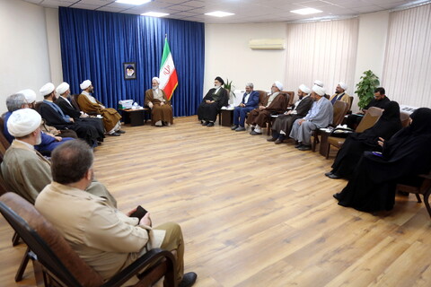 تصاویر/ دیدار های نوروزی آیت الله اعرافی