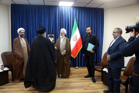 تصاویر/ دیدار های نوروزی آیت الله اعرافی