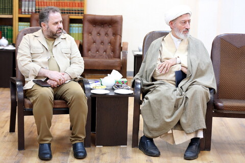 تصاویر/ دیدار های نوروزی آیت الله اعرافی